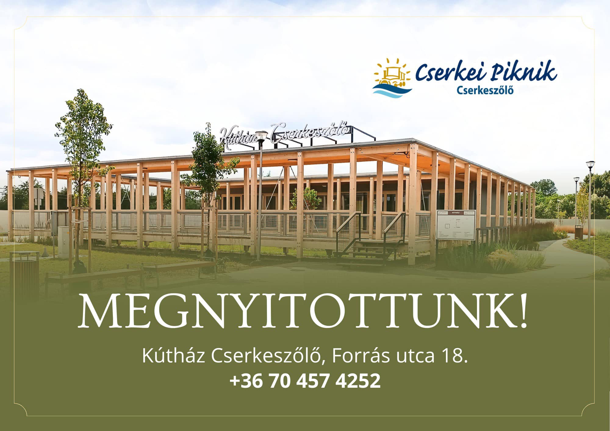 Megnyitottunk!
