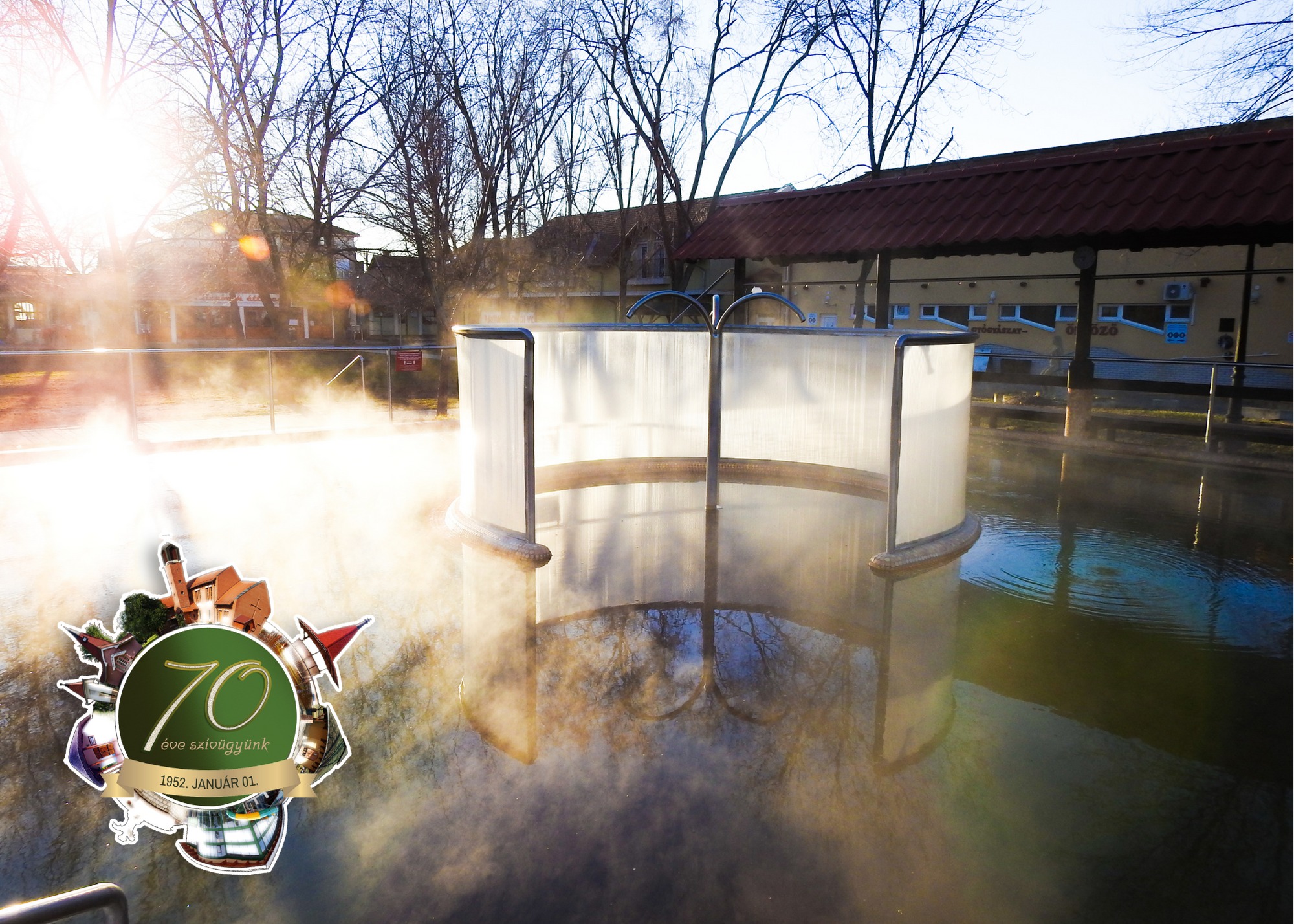 A medencék "folyékony arannyal" feltöltve