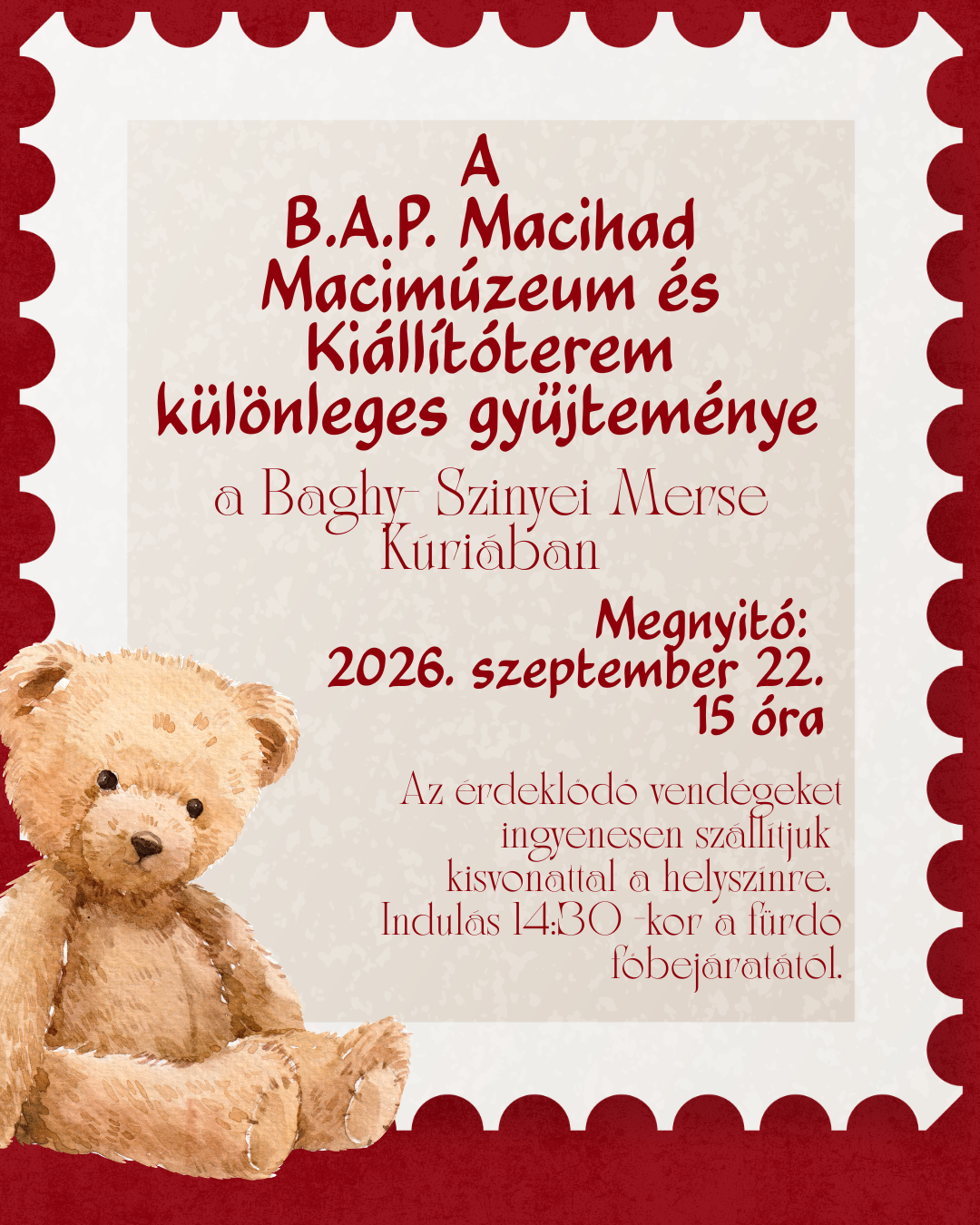 Maci kiállítás a Kúriában