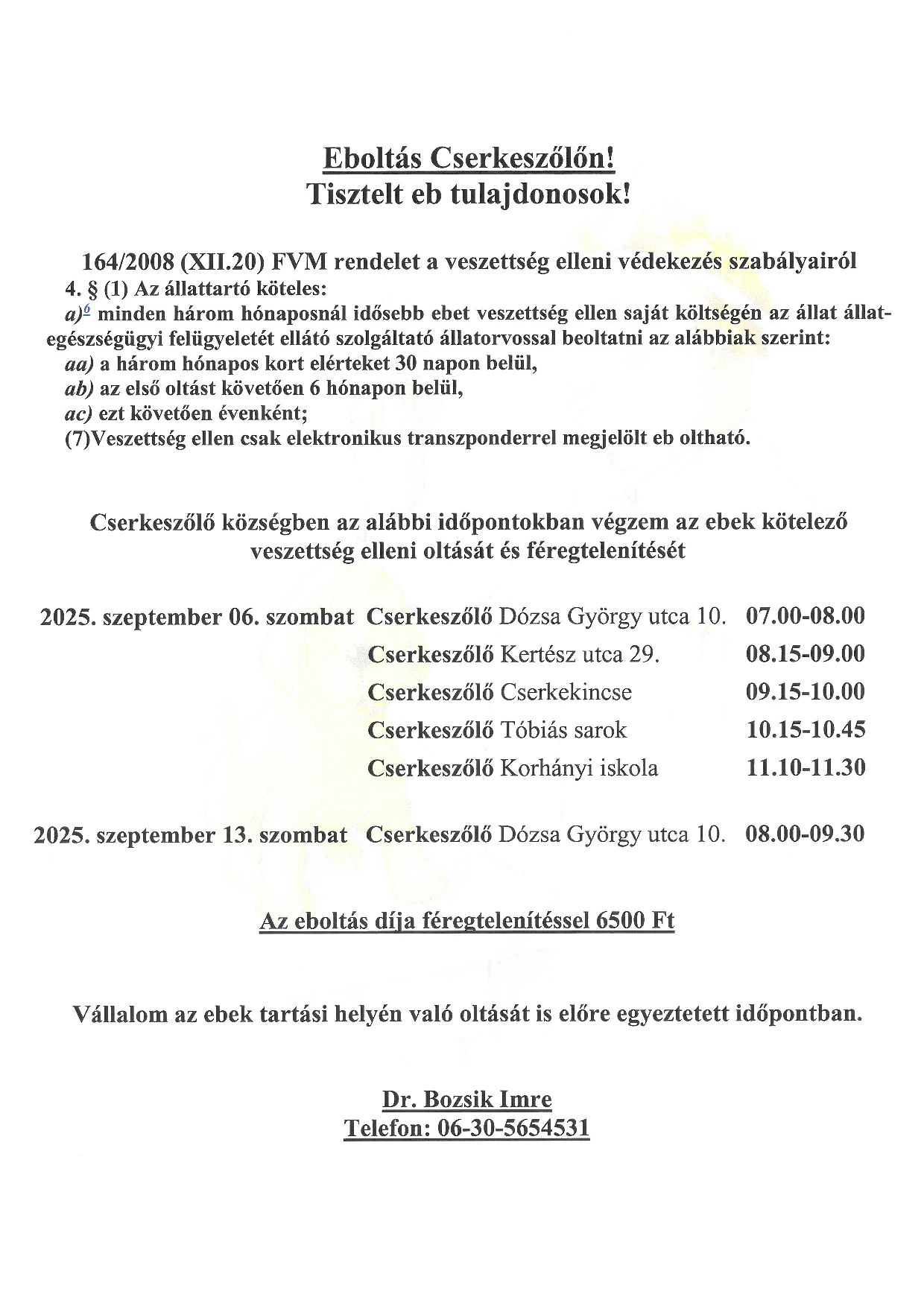 EBOLTÁS CSERKESZőLőN