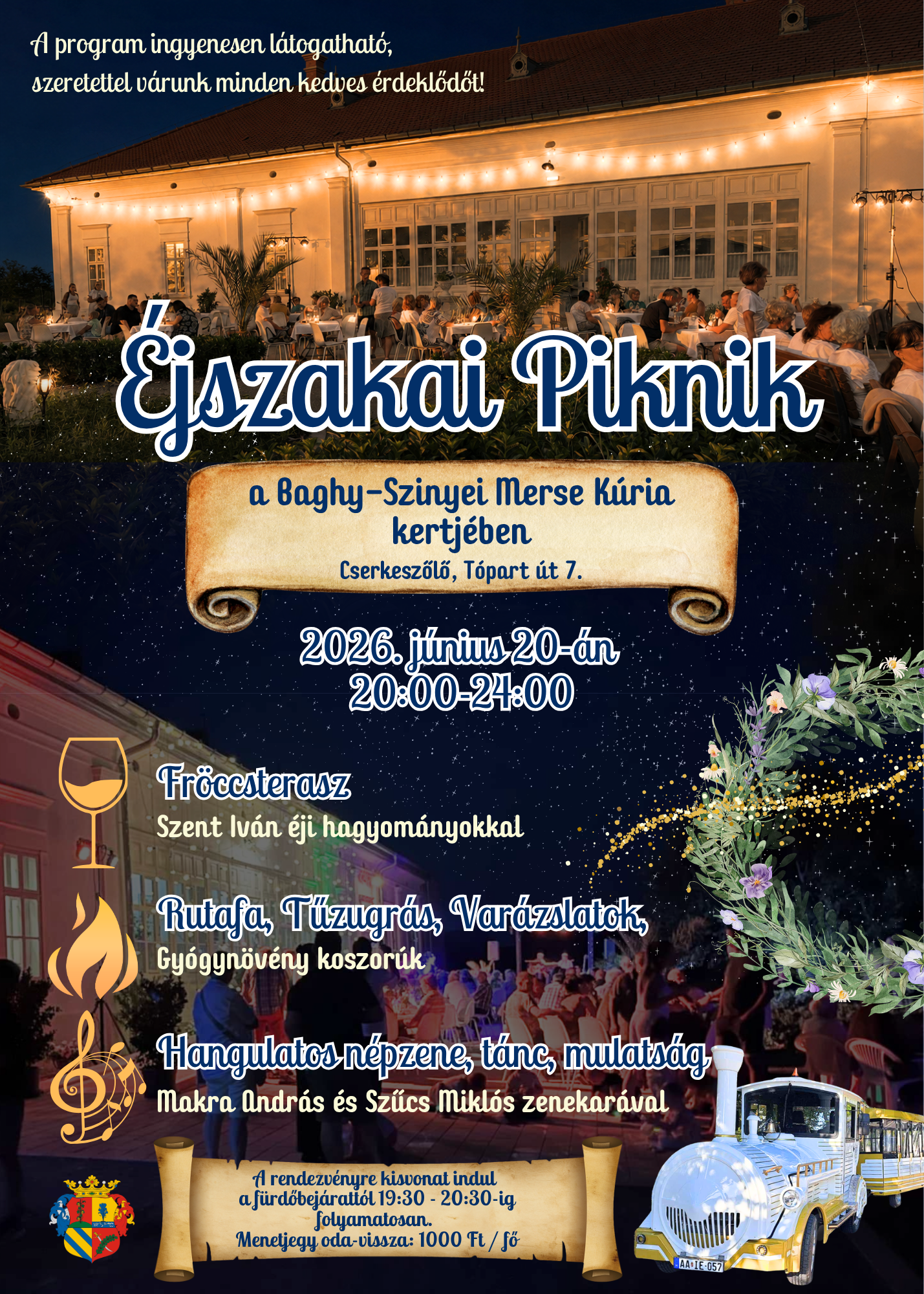 Éjszakai Piknik a Kúriában
