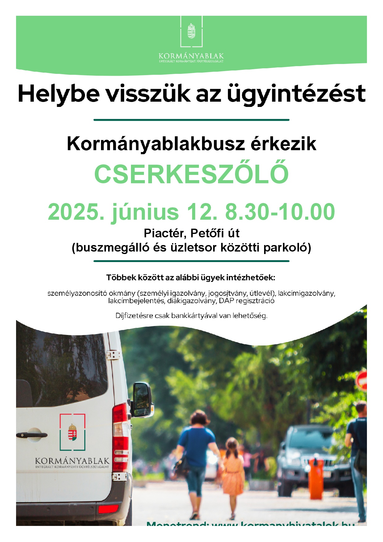 Kormányablak Busz