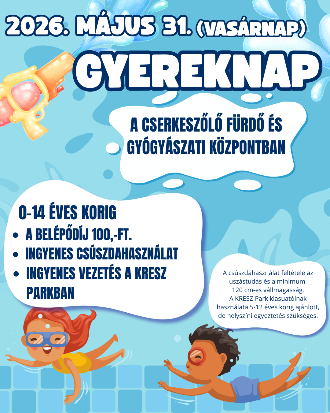 Gyereknap a fürdőben