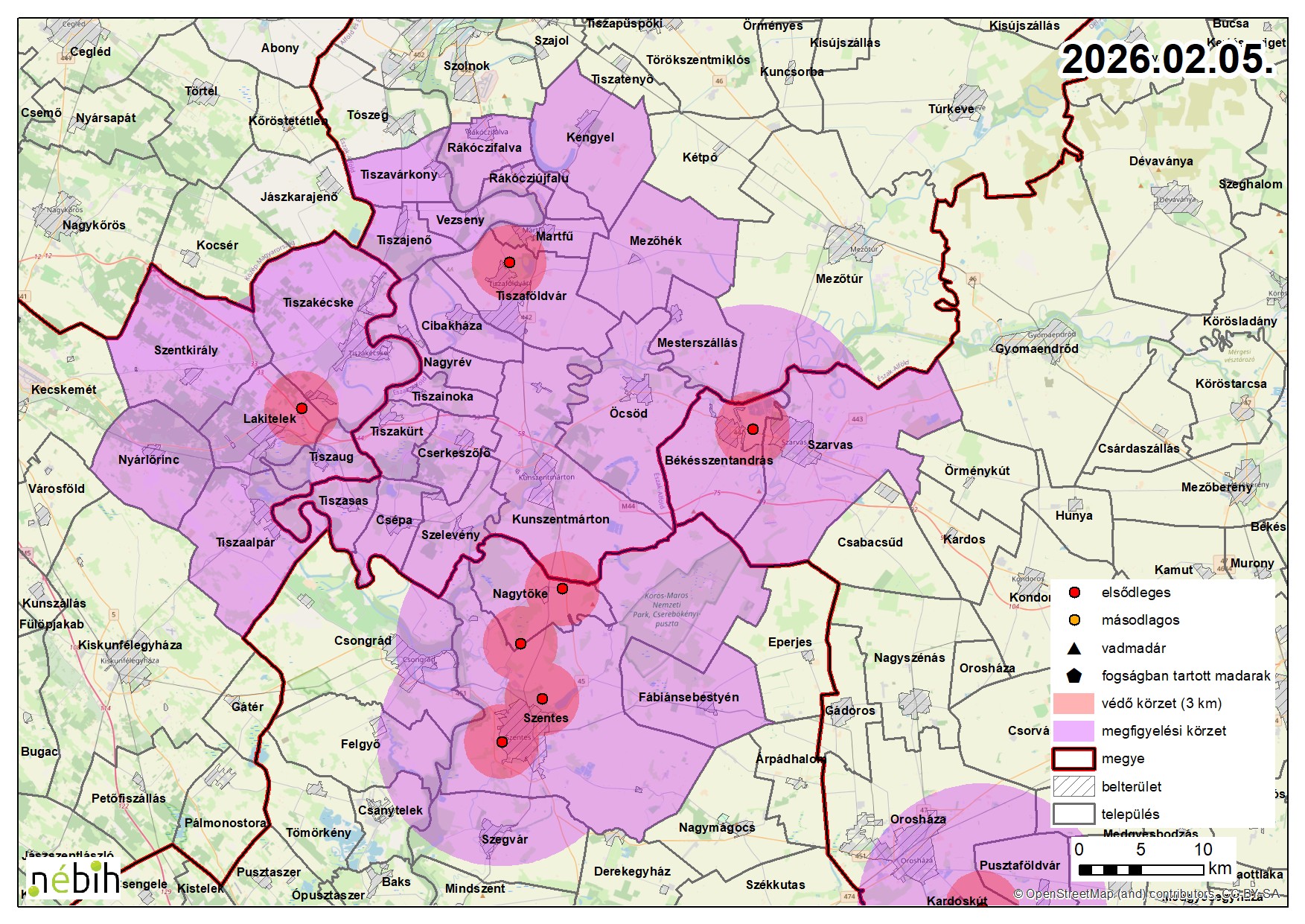 TÁJÉKOZTATÁS MADÁRINFLUENZÁRÓL