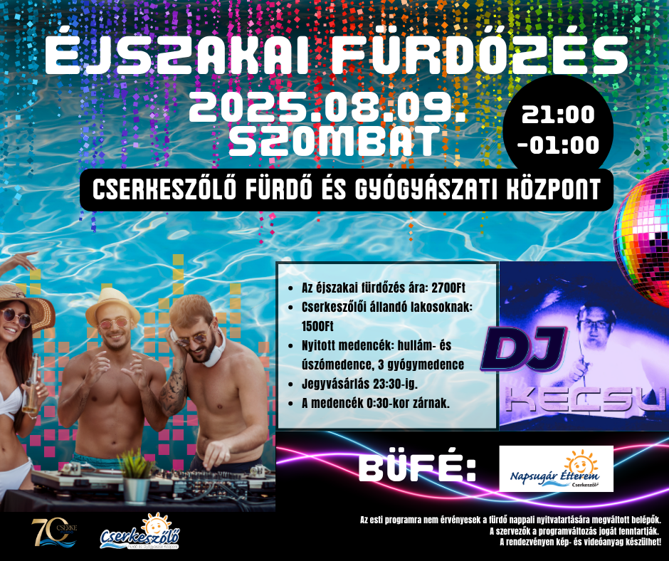 Éjszakai fürdőzés