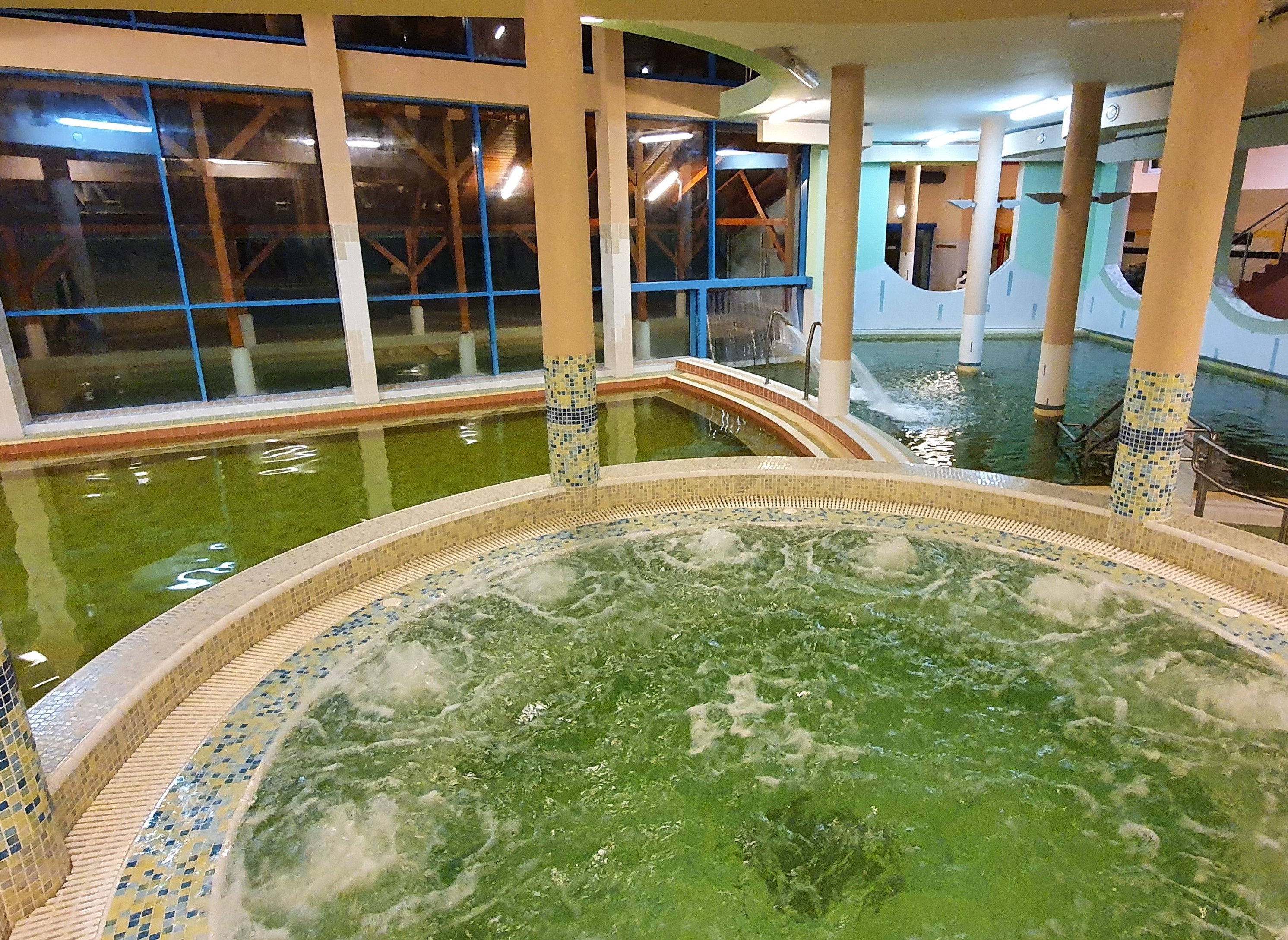 By completing the construction we could hand over two additional new thermal water pools, as well