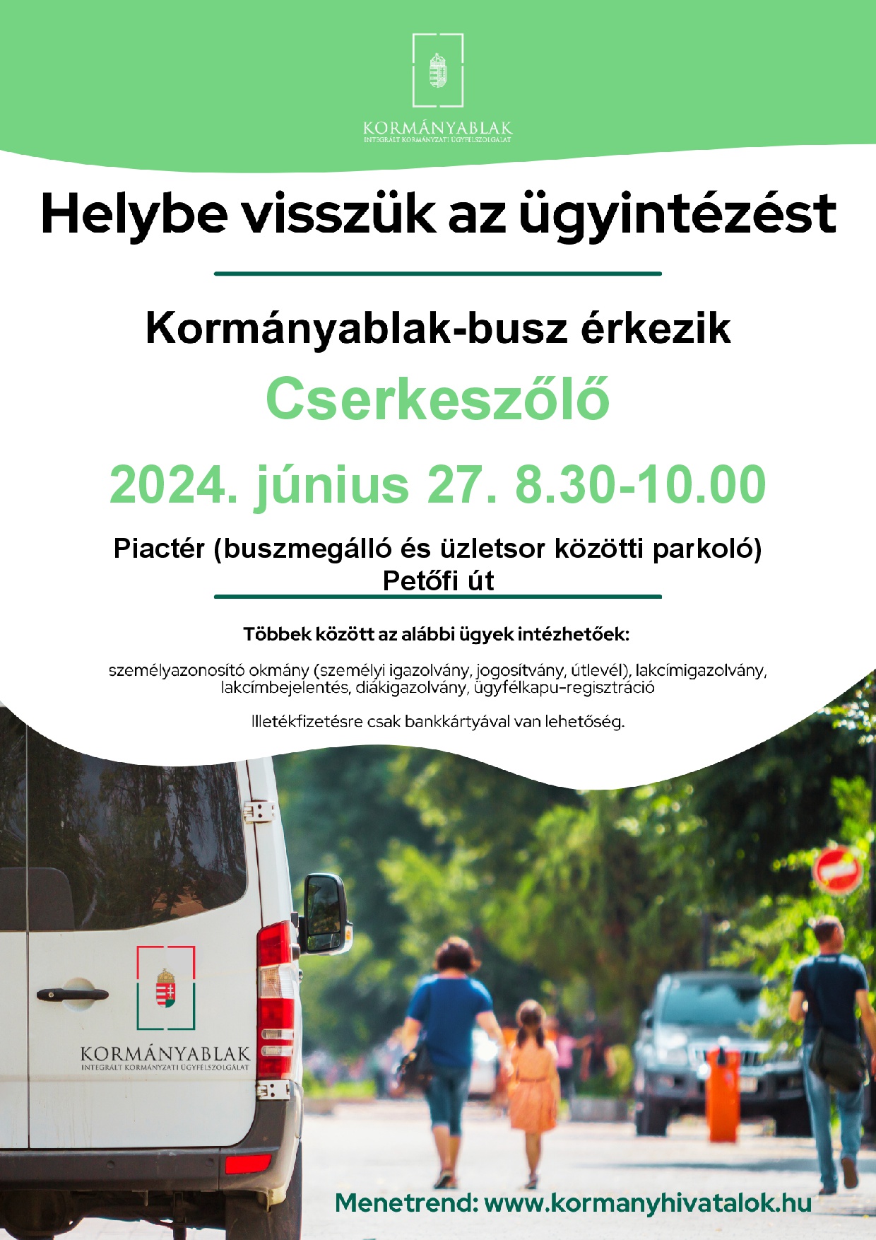 Kormányablak busz