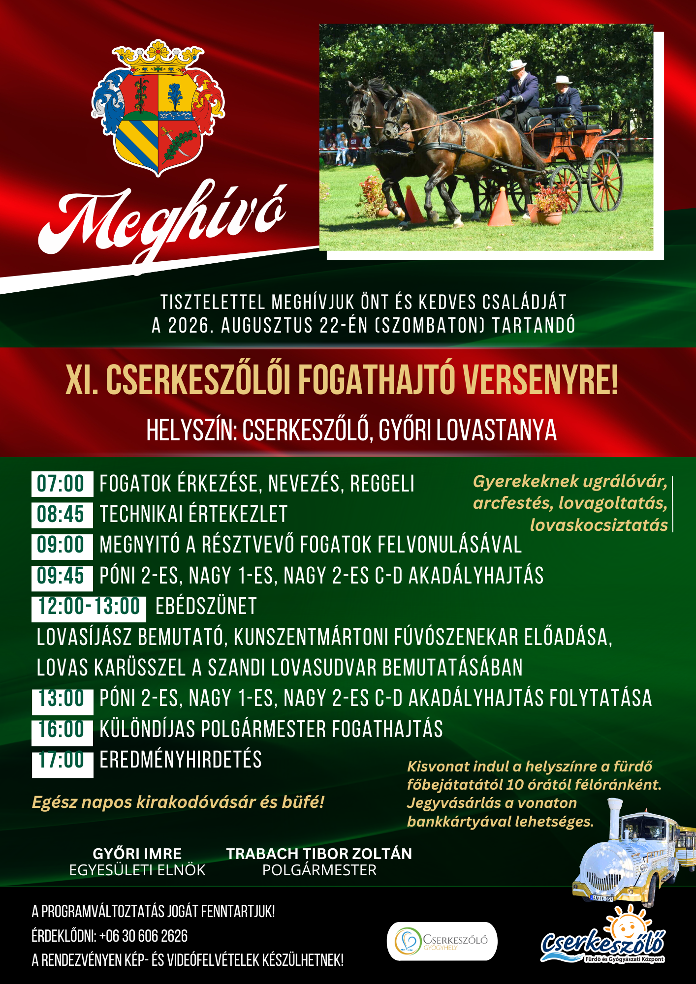 XI. Cserkeszőlői Fogathajtó Verseny