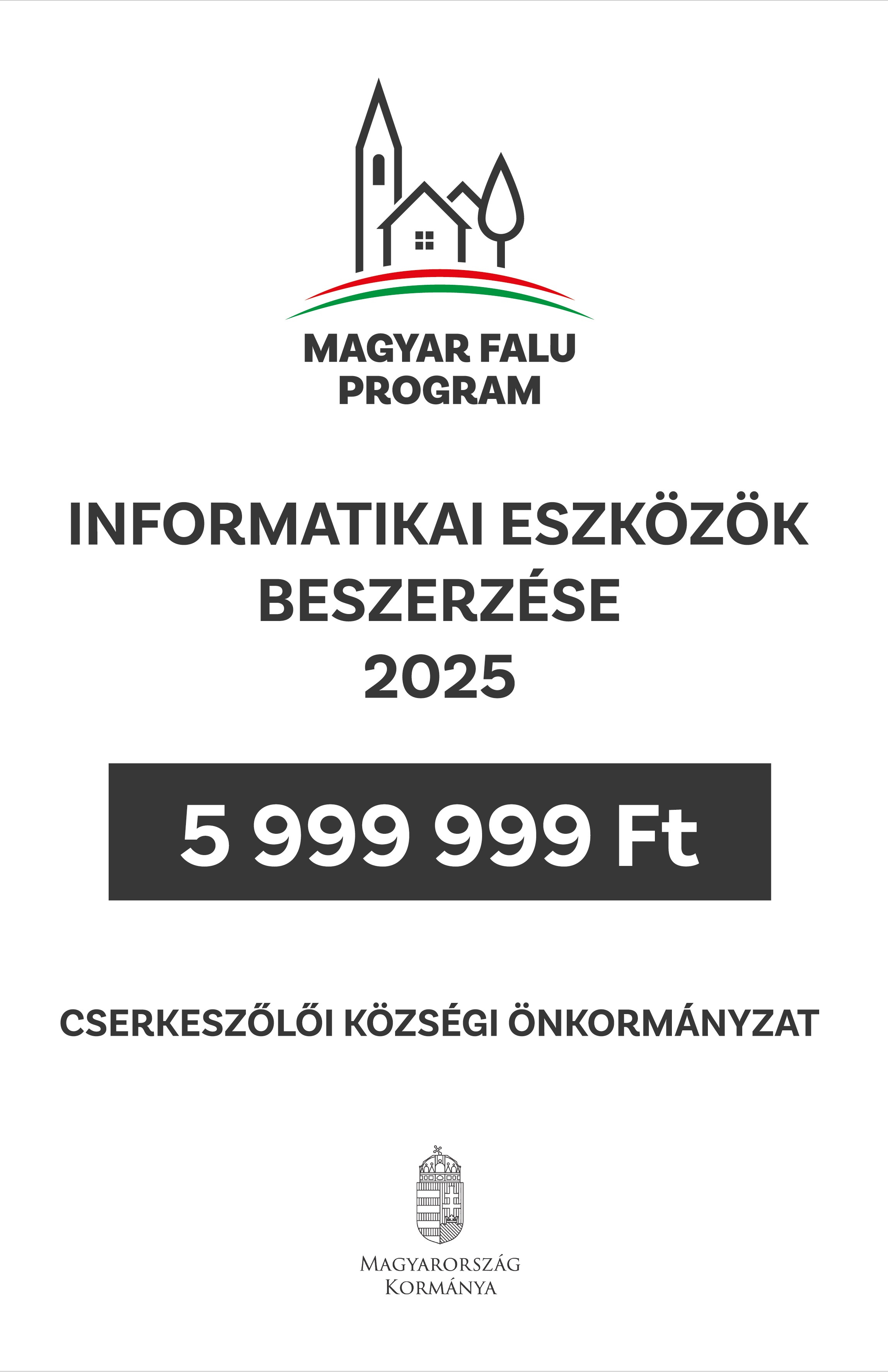 Informatikai eszközök beszerzése 2025