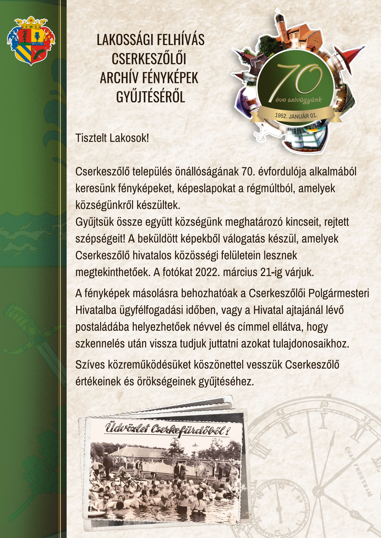 Lakossági felhívás