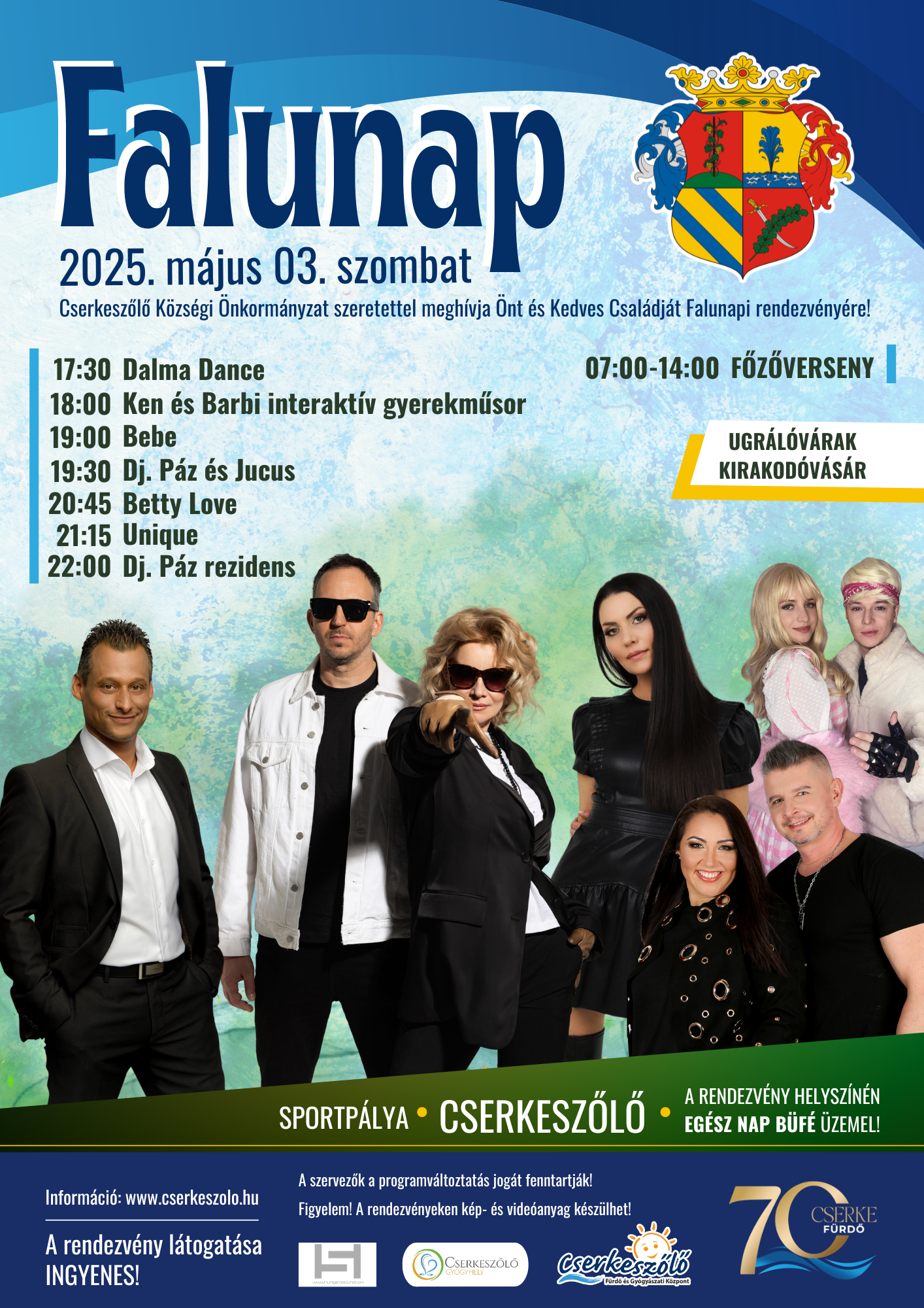 Cserkeszőlő Falunap 2025