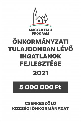 Önkormányzati tulajdonban lévő ingatlanok fejlesztése - 2021 című MFP-ÖTIK/2021 pályázat