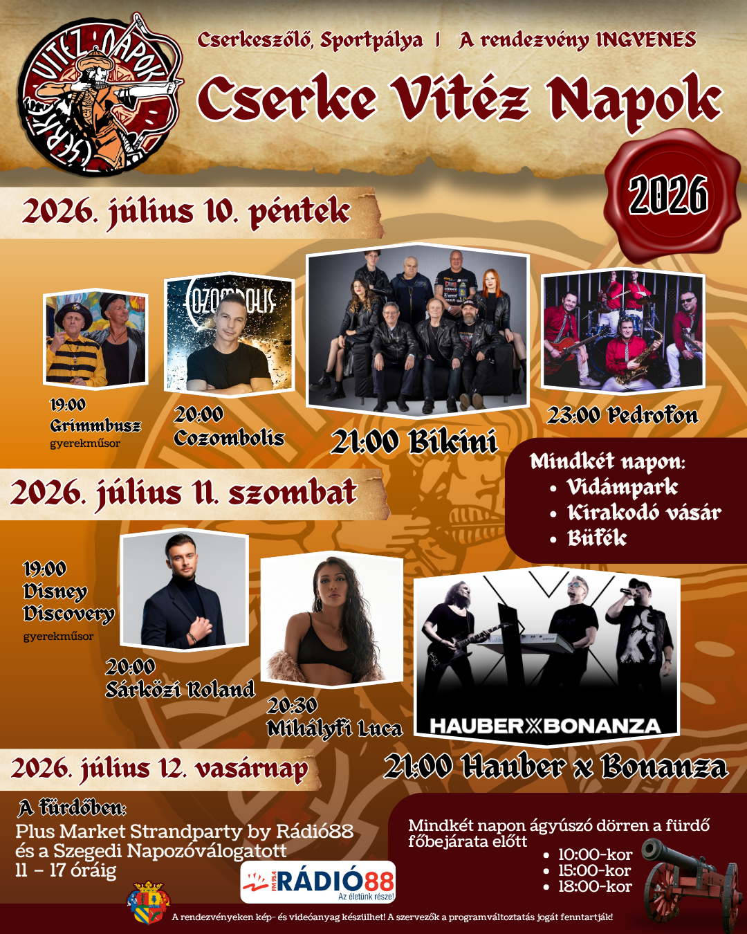 Cserke Vitéz Napok 2026