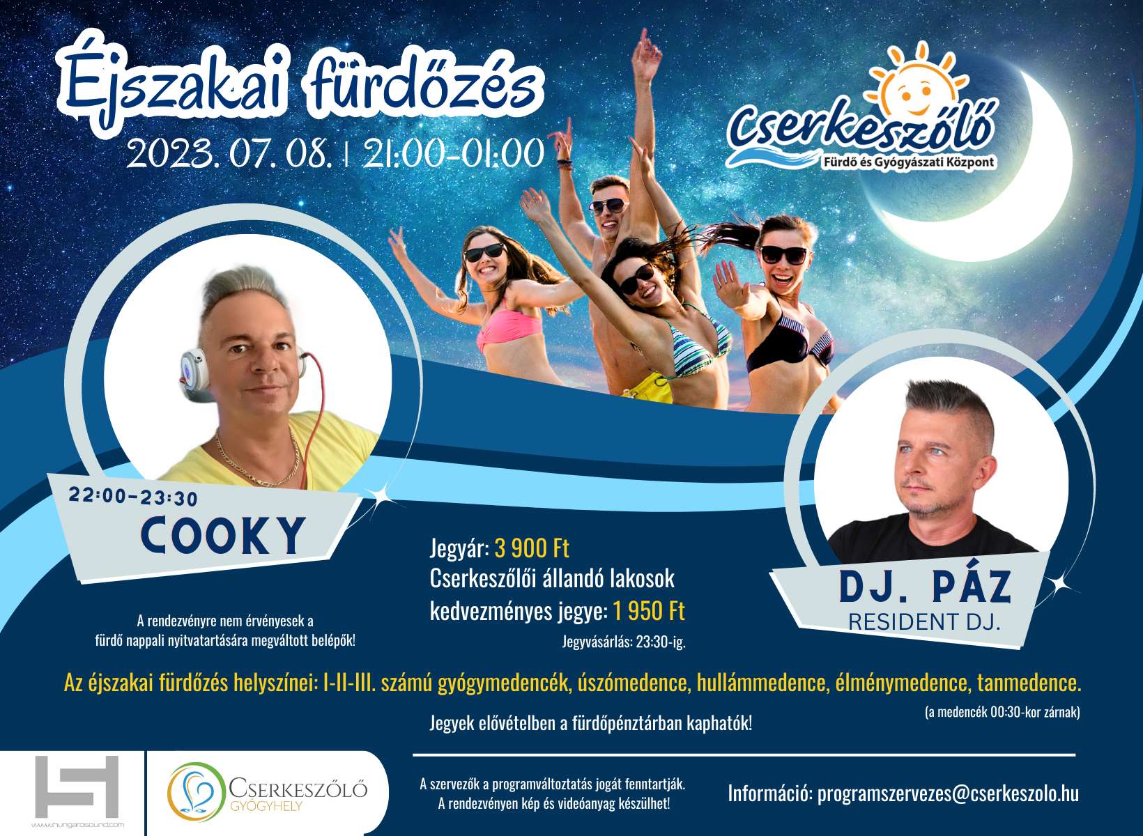 Éjszakai fürdőzés